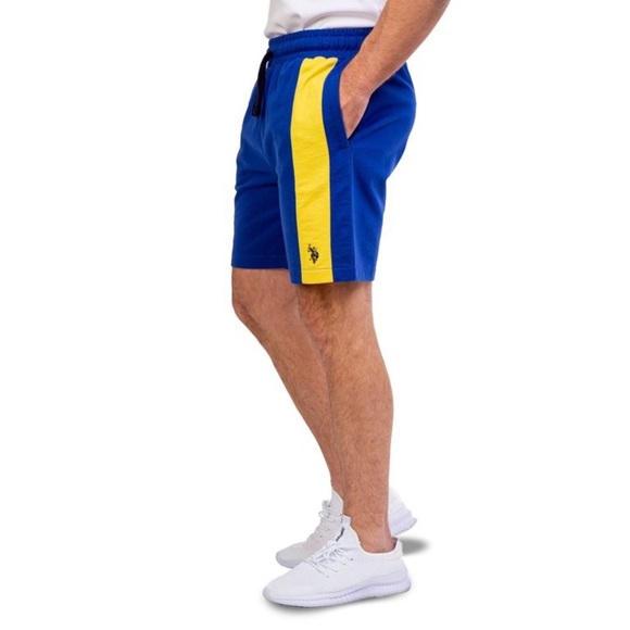 U.S. Polo Association Men's French Terry Shorts Size 2XL Color Blue BRAND NEW - Picture 10 of 12